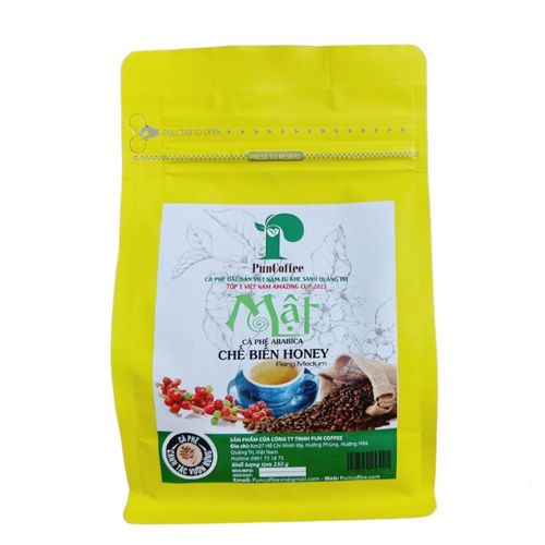 Top 3 cà phê đặc sản VietNam (chế biến honey)